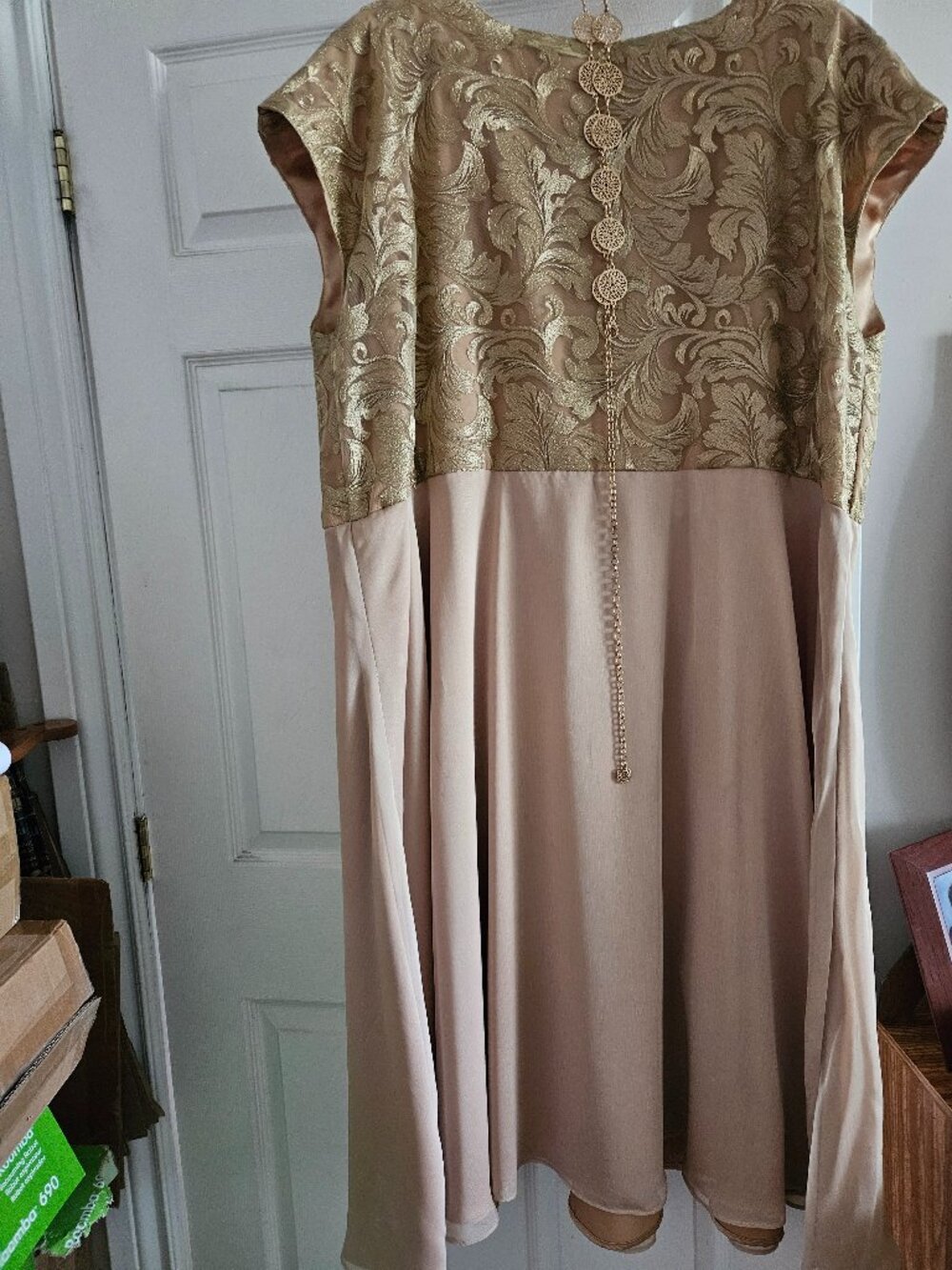 Beige Fancy Dress